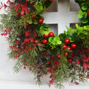 Guirlanda de Natal com Eucalipto e Frutas Vermelhas – Elegância Natural