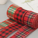 Fita Decorativa Xadrez de Natal – Estilo Clássico Atemporal