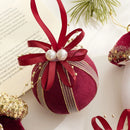 Enfeites de Natal Aveludados