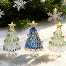 Mini Árvore de Natal em Vidro Soprado – Escultura Artesanal