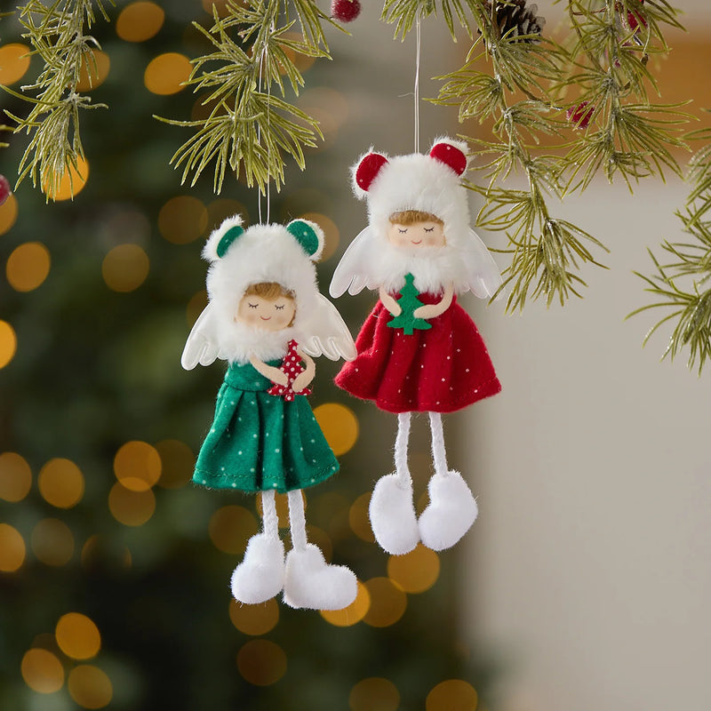 Boneca Decorativa de Natal – Toque Lúdico e Aconchegante
