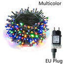 110V/220V Outdoor LED Fairy String Lights 10M-100M Christmas Lights For Garland Wedding Party Holiday Garden Lamp Holiday Decor