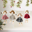 Kit 2 Anjos Decorativos em Vestido Vermelho – Detalhes Afetivos