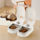 Alimentador inteligente automático para animais de estimação, cronometrado para alimentos secos e molhados.