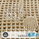 Tapete de Banheiro Waffle Antiderrapante, Super Absorvente e Ultra Confortável