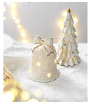 Ornamento de Natal em Cerâmica – Presente Decorativo Elegante