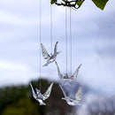 Kit 4 Pássaros Decorativos Suspensos – Elegância Natural