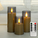 Velas LED com Efeito Chama – Controle Remoto & Timer