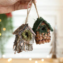 Casinha Decorativa de Natal em Madeira – Estilo Natural Europeu
