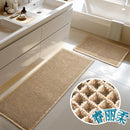 Tapete de Banheiro Waffle Antiderrapante, Super Absorvente e Ultra Confortável