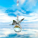 Kit Pingentes de Cristal Borboleta – Efeito Arco-Íris