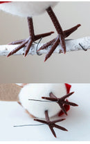 Kit 2 Pássaros Decorativos Brancos – Elegância Minimalista