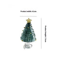 Mini Árvore de Natal em Vidro Artesanal – Peça Colecionável