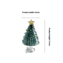Mini Árvore de Natal em Vidro Artesanal – Peça Colecionável