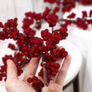 Galho Decorativo com Berries – Estilo Natural Natalino