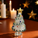 Mini Árvore de Natal em Vidro Soprado – Escultura Artesanal