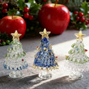 Mini Árvore de Natal em Vidro Soprado – Escultura Artesanal