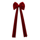 Laço de Natal em Veludo Vermelho – Destaque Elegante